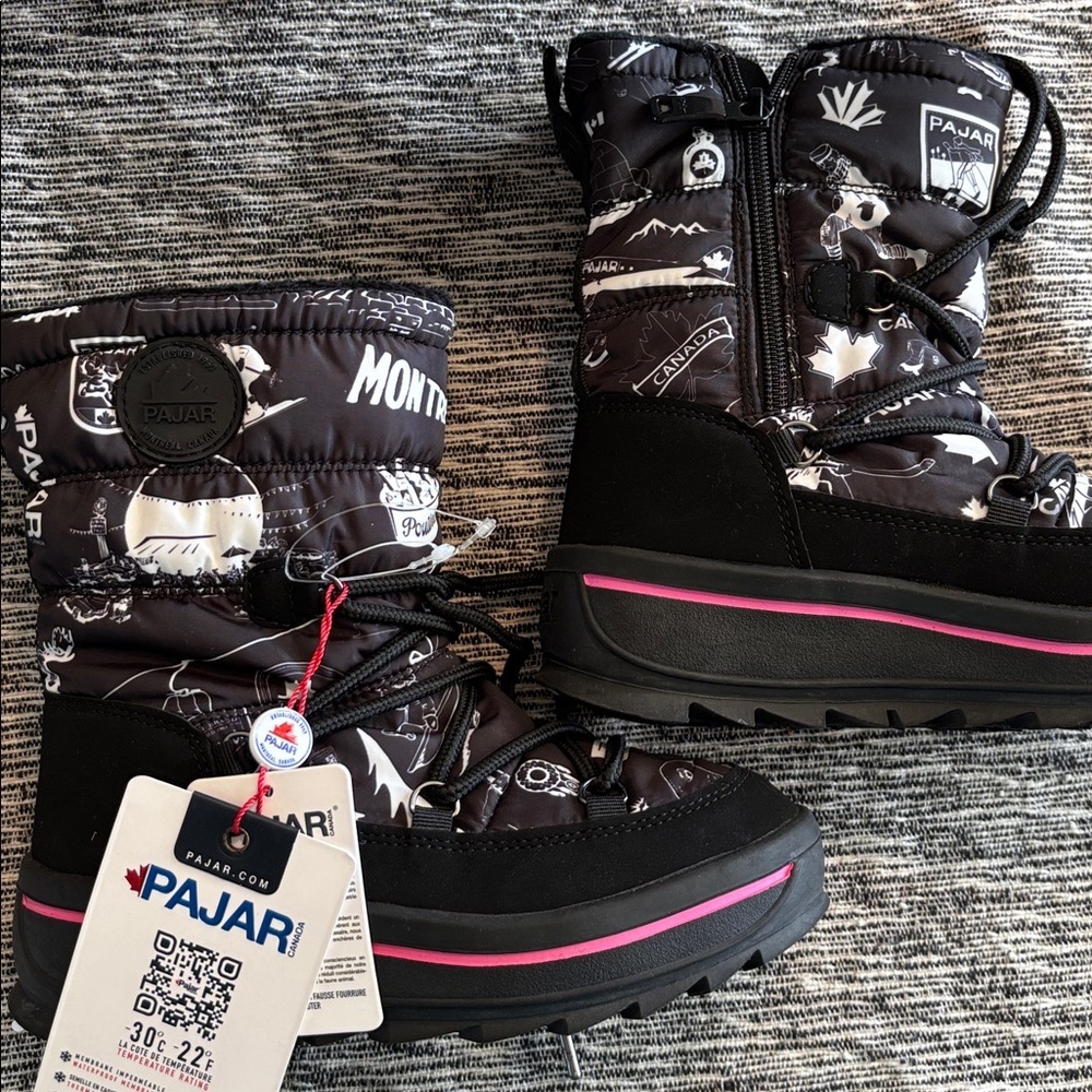 Pajar Canada Winter Boots 2.5Y -22 degree waterproof
